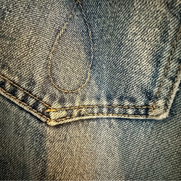 Vintage Calvin Klein Denim Jeans High Waist Straight Leg Jeans Light Wash - Picture 4 of 8